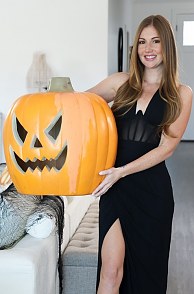 October 2026 Fantasy Of The Month with freckled face redhead Kimmie Haze