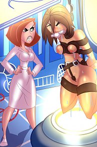 Pissed Off Cartoon Milf Ann Is Punishing Her Daughters Friend Pic