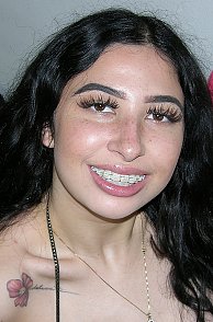 Amateur Latina With Braces And Light Freckles Shows Her Treats