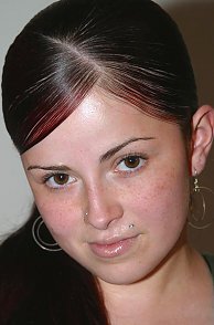 Light Freckled Face Brown Eyes Girl Pic