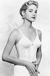 Lovely Vintage Woman Posing In Undergarments Pic