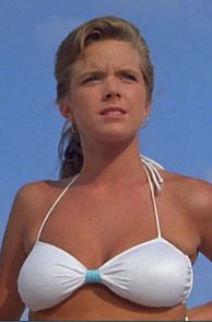 Sweet Courtney Thorne In A White Bikini Top At 20 Years Old