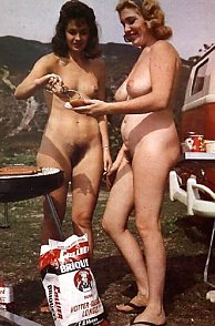 Classic Nude BBQ While Camping