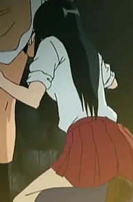 Hentai Schoolgirl In Uniform On Her Knees Giving A Blowjob