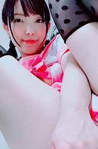 Japanese Cam Girl In Stockings Teasing