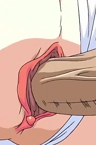 Veiny Cock Penetrating Her Hentai Pussy Up Close View