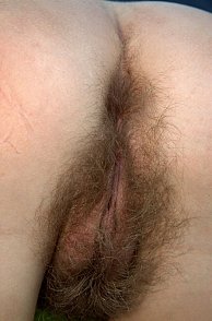Unshaven Pussy And Hairy Asshole