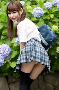 Cute Japan Schoolgirl Shuri Atomi Teasing