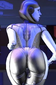 Lusty Ass Sex Robot Bending Over