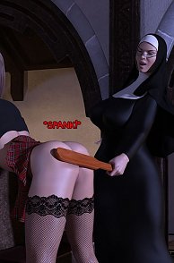 Big Cock Futa Nun Disciplines Schoolgirl