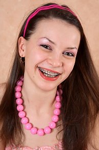 Smiling Teen With Braces