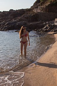 Bikini Teasing With Vitalia Pugova In Spain