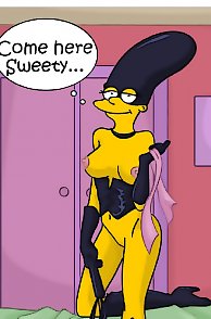 Raunchy Simpsons BDSM Toon Pics
