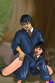 Naughty Cartoon Sex From The Wizarding World