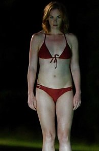 Firm Tummy Celebrity Ruth Wilson In A Red Bikini