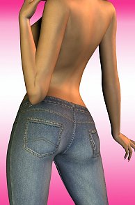 Tiny Ass Toon In Tight Jeans