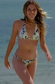 Bikini Strutting Sarah Roemer Coming Out Of The Water
