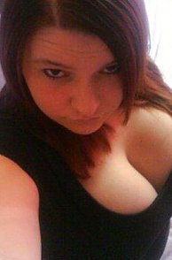 Chubby Amateur Selfie Of Her Cleavage
