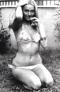 Polish Celebrity Barbara Brylska Bikini Posing In 1971