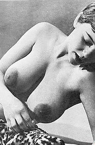 Big Titties Vintage Nude Laying Down