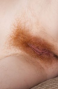 Nice Red Pubic Hairs Up Close