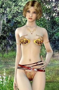 Nice Rendered Girl In The Forest