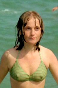 Erect Nipples In Wet Bikini Top On Isabelle Huppert