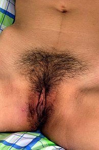 Sweet Hairy Asian Teen Pussy