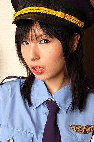 Sweet Japanese Airline Girl