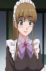 Sweet Anime Girl In Maids Uniform