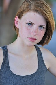 Cute Freckles Red Hair Teen Coed
